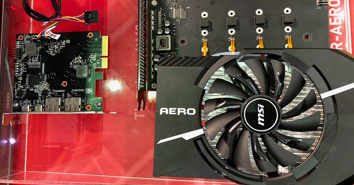 MSI confirme sa carte d'extension Xpander-Aero PCIe