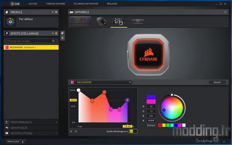 H100i Pro RGB Log 13