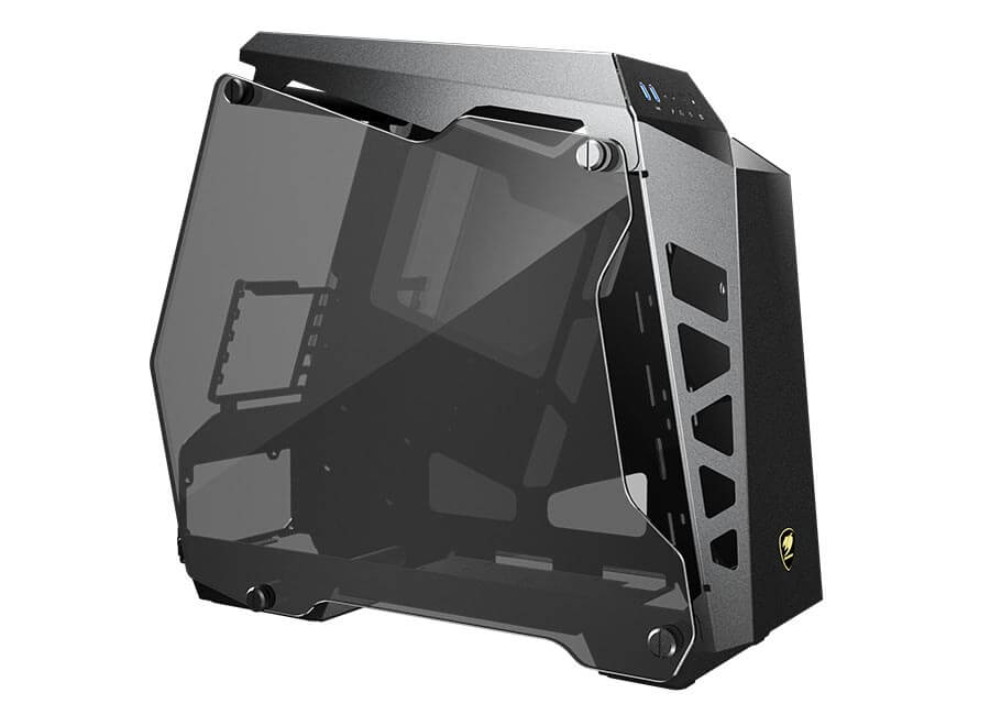 BOITIER PC GAMING CONQUER ALUMINIUM + VERRE TREMPE