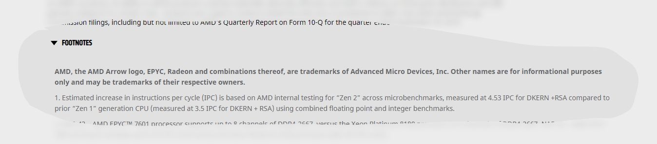 AMD repport zen 2