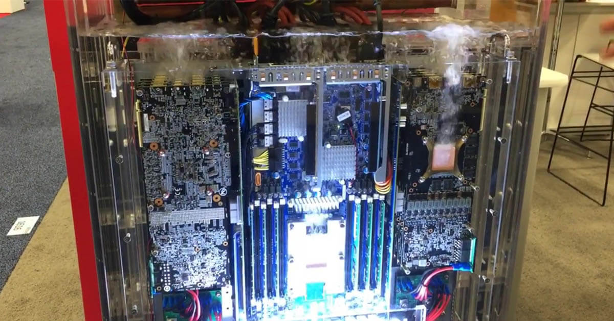 Du gros cooling pour refroidir une config avec 16 GeForce RTX 2080