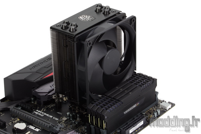 Cooler Master - Hyper 212 Black - Ventirad Processeur - Rue du Commerce