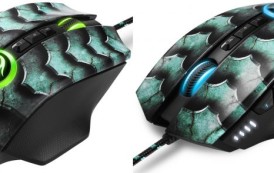 Sharkoon Drakonia II, une souris en écailles de dragon...