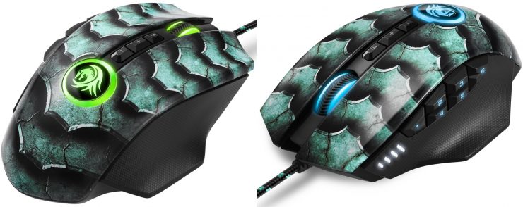 Sharkoon Drakonia II, une souris en écailles de dragon...