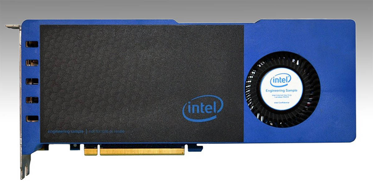 Le GPU d'Intel adoptera une nouvelle architecture, une apparence unique, et sera disponible en 2020