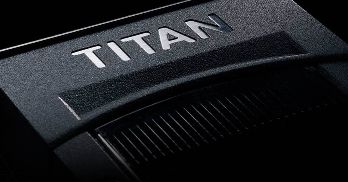 La Nvidia GeForce RTX TITAN apperçue sur une photo...