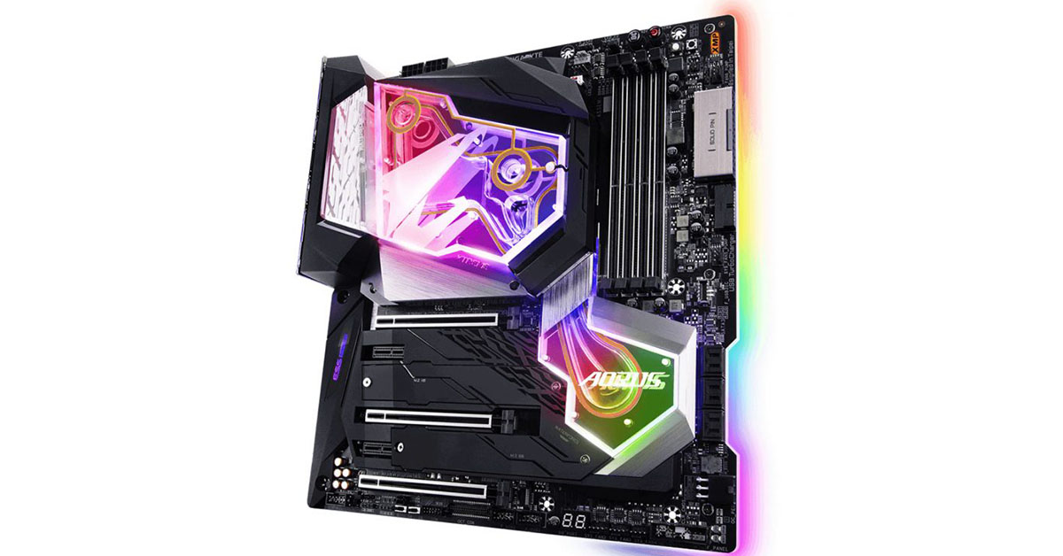 Un prix extrème pour la grosse GIGABYTE Z390 Aorus Xtreme WaterForce