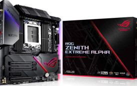 ASUS lance la X399 ROG Zenith Extreme Alpha équipée d'un écran...