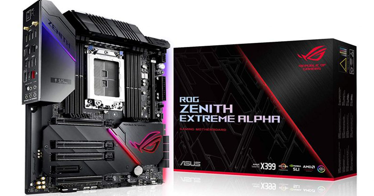 ASUS lance la X399 ROG Zenith Extreme Alpha équipée d'un écran...