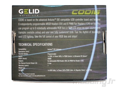 Gelid Codi6 box back