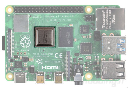 Raspberry pi 4 board cpu focus