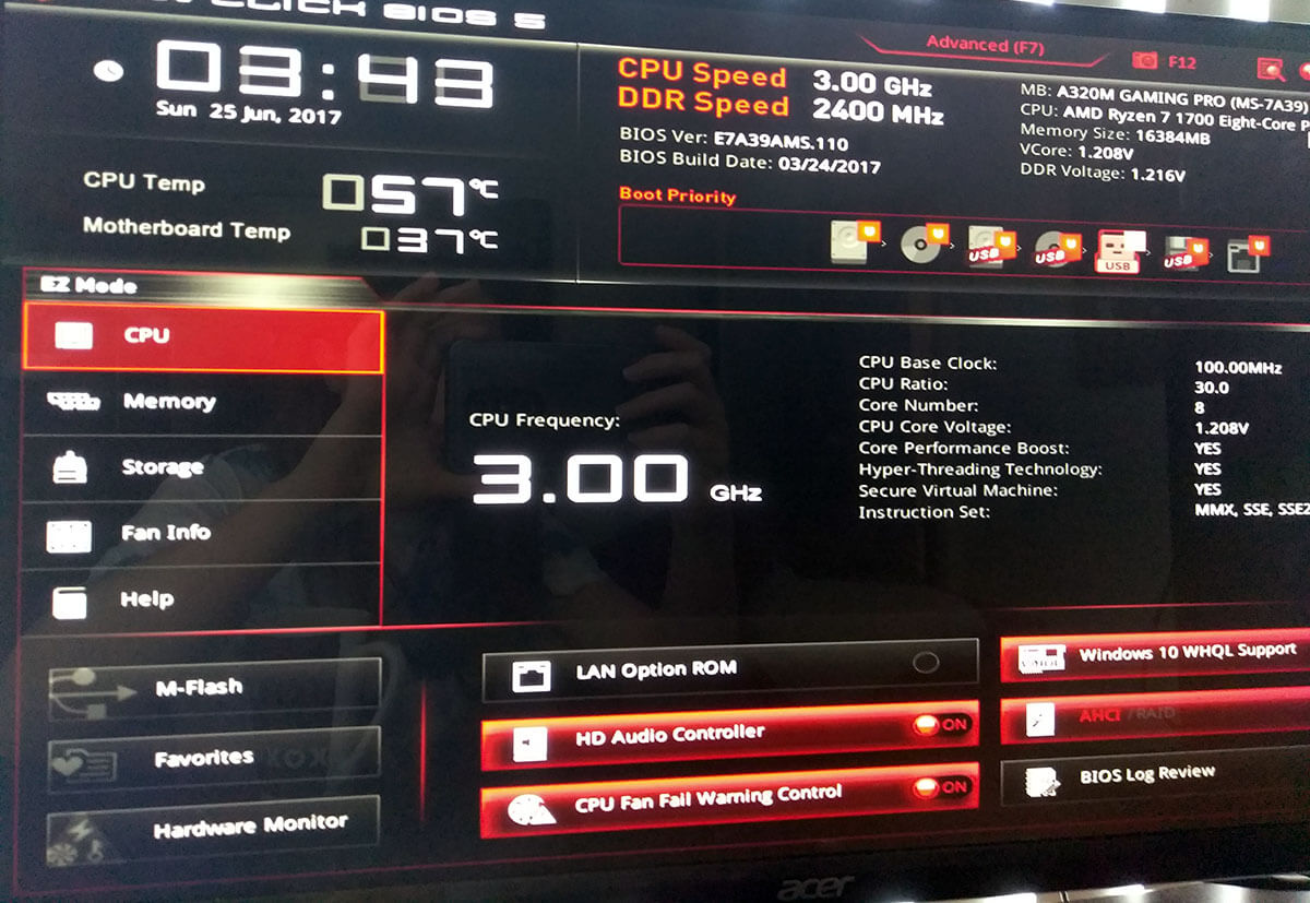 La taille du BIOS rend la rétrocompatibilité difficile avec le Ryzen 3000