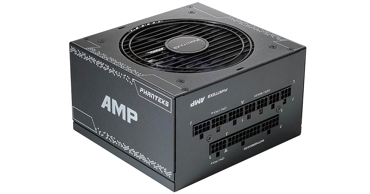 Phanteks lance sa gamme d'alimentation AMP