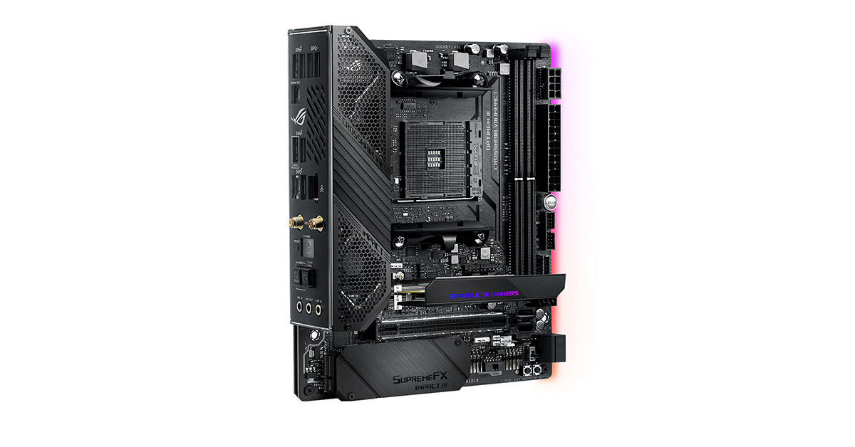 Asus lance la ROG Crosshair VIII Impact pour AMD Ryzen