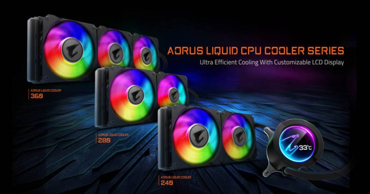 AORUS lance des AIO haut de gamme