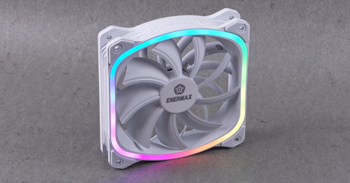 [TEST] Ventilateur Enermax SquA RGB White