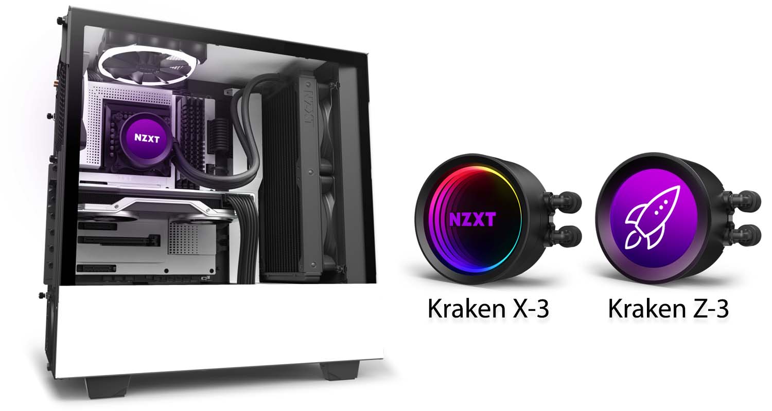 NZXT annonce les Kraken X-3 et Z-3