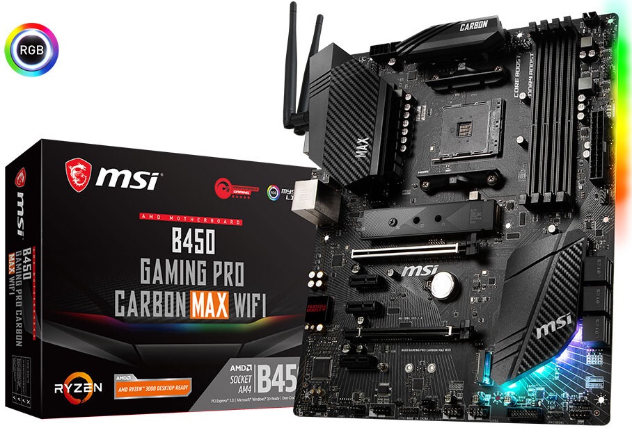 MSI élargit la série B450 MAX avec la Gaming Pro Carbon MAX WiFi et la Bazooka MAX WiFi