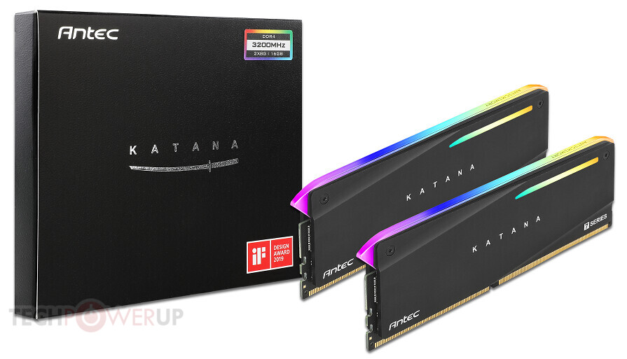Antec annonce la mémoire Katana DDR4