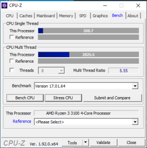 Ryzen 3 3100 overclocking