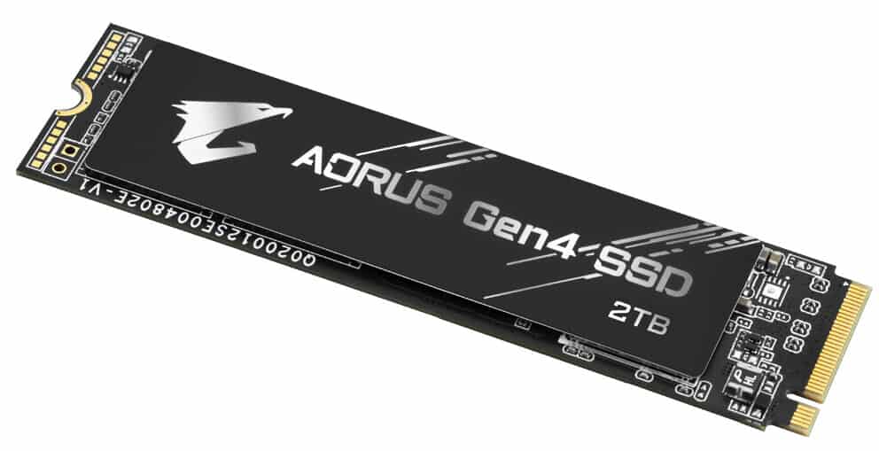 AORUS lance ses SSD Gen4 sans dissipateurs thermiques