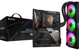 GIGABYTE présente la Z490 AORUS MASTER WATERFORCE avec un AIO cpu + VRM