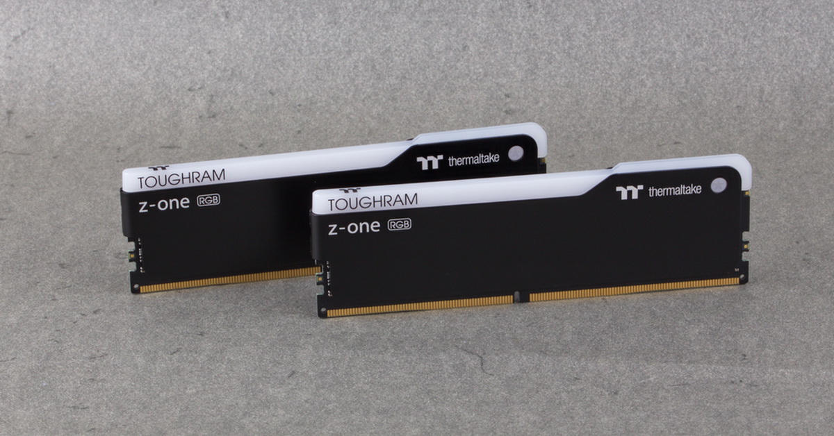 [TEST] Kit DDR4 Thermaltake ToughRam Z-One RGB 16 Go 3200 MHz CL16
