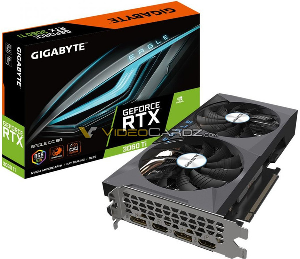 La variante RTX 3060 Ti de Gigabyte se dévoile