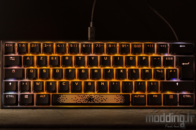 Corsair dévoile un nouveau clavier mécanique sans-fil au format mini