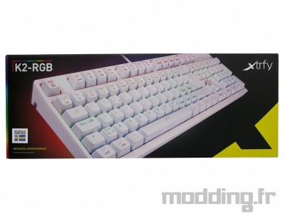 Xtrfy K2 rgb blanc boite