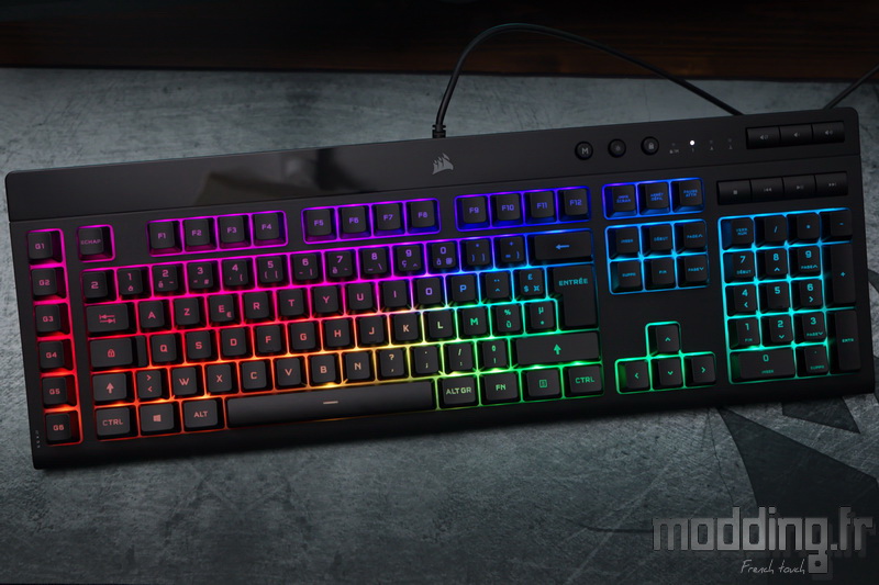 TEST] Clavier Corsair K55 RGB Pro XT