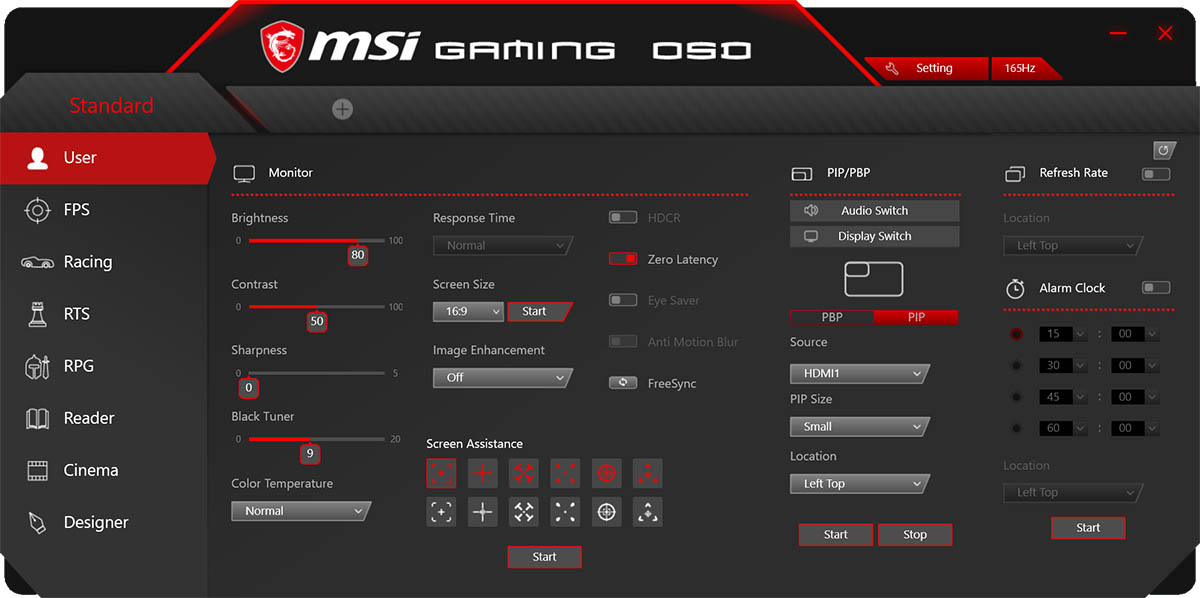 gaming osd msi