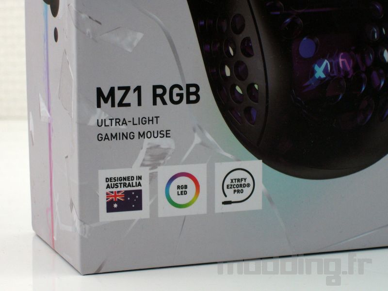 Xtrfy MZ1 détails box