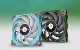 Thermaltake passe son TOUGHFAN 12 en turquoise et vert