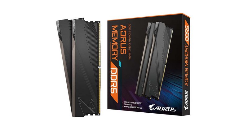 Gigabyte annonce sa RAM AORUS DDR5 @ 5200 MHz