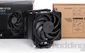 Noctua dévoile les versions chromax black du ventilateur NF-A12x25 et du ventirad NH-U12A