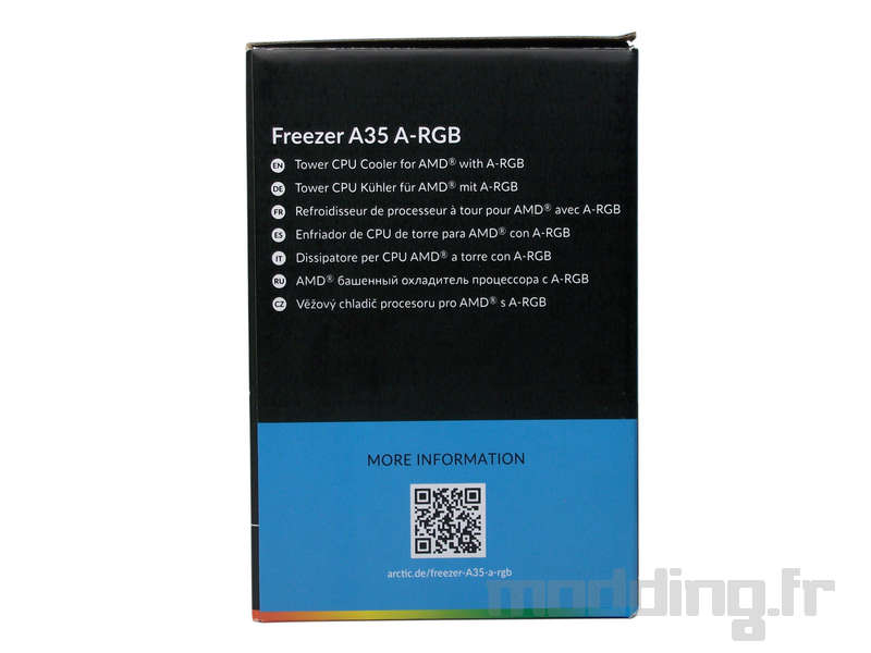Freezer A35 A-RGB boite coté