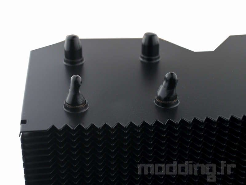 détail caloduct et radiateur