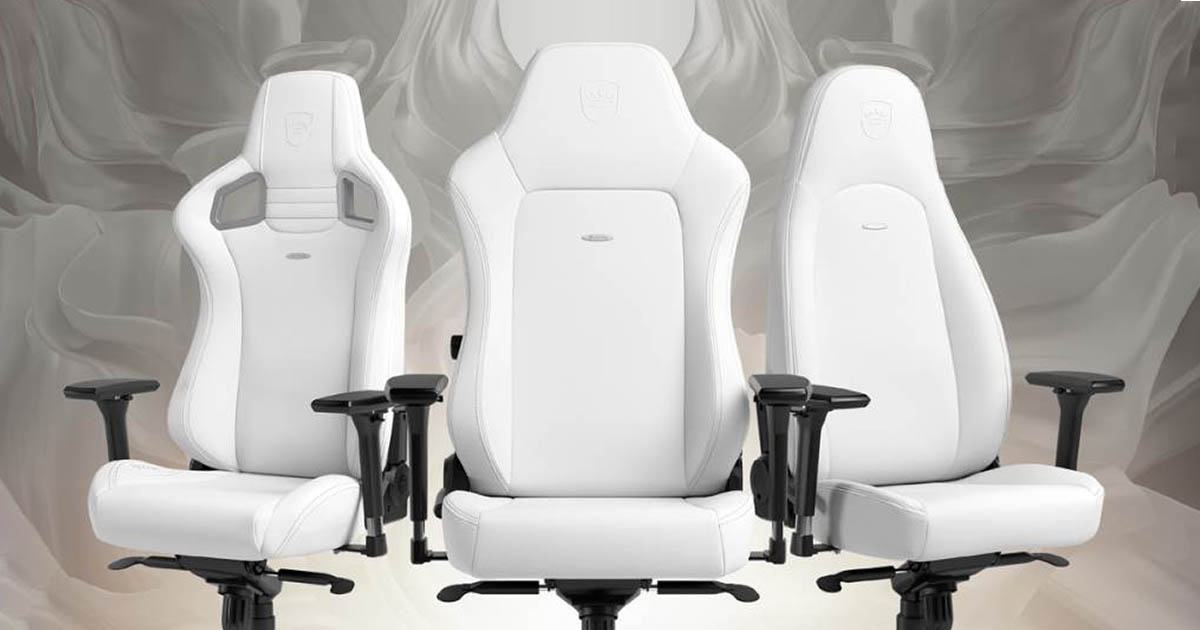 noblechairs annonce les fauteuils White Edition