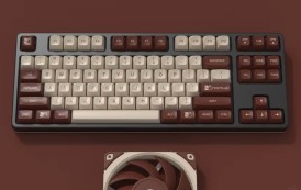 Drop et Noctua lancent des keycaps PBT doubleshot choco vanille