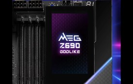 MSI Z690 Godlike avec un écran tactile