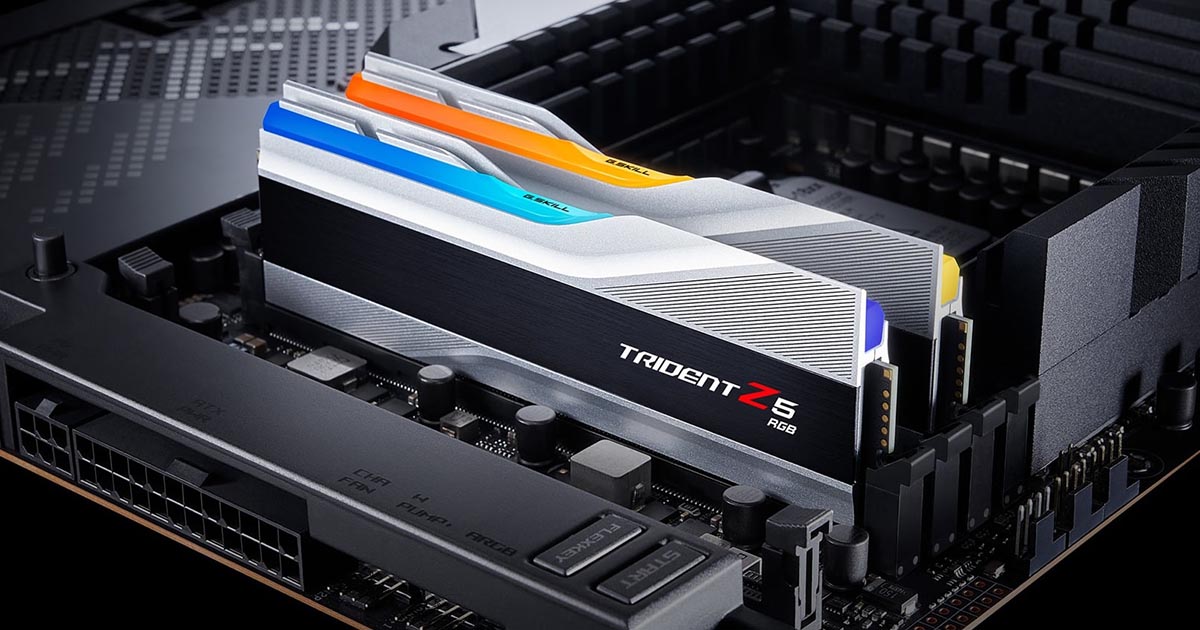 G.Skill annonce la RAM DDR5 à faible latence Trident Z5 6400 MHz CL32