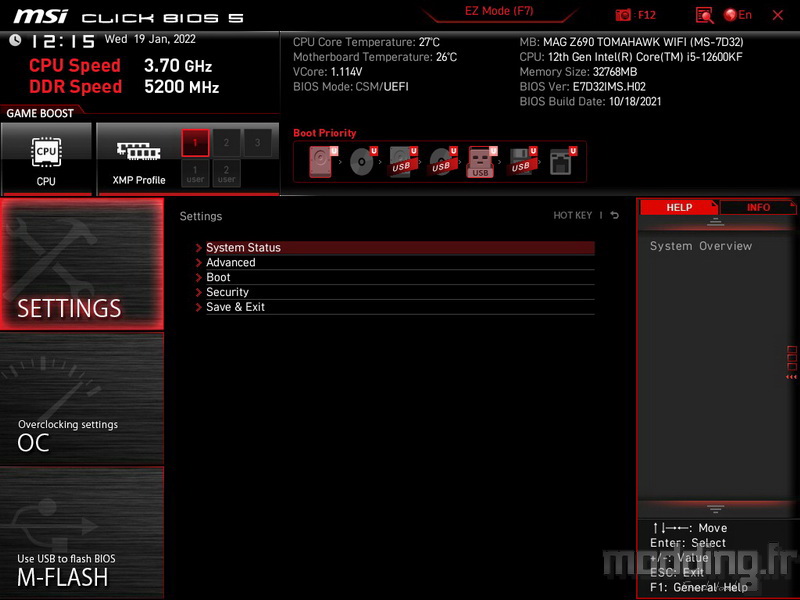 Z690 Tomahawk Bios 05
