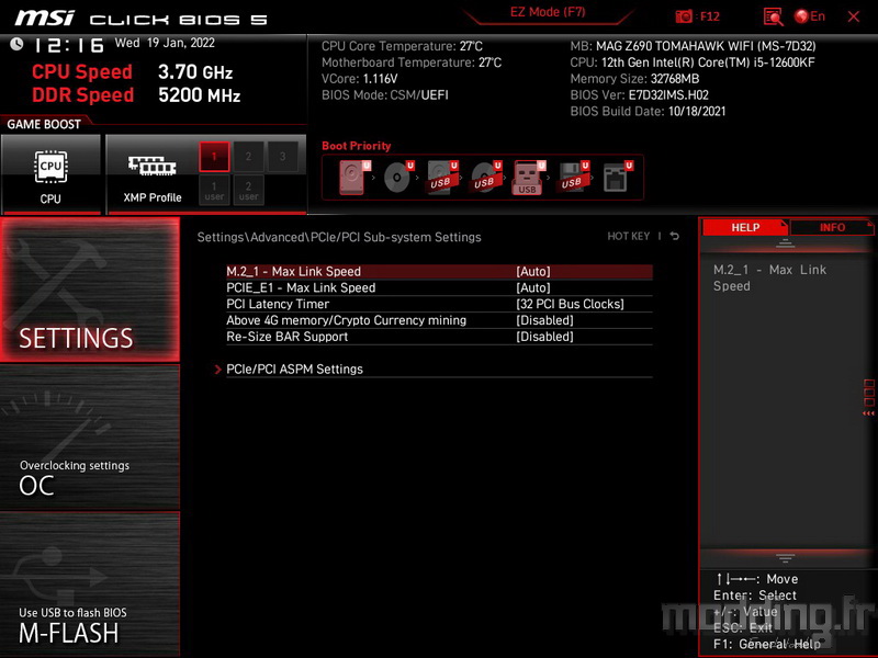 Z690 Tomahawk Bios 08