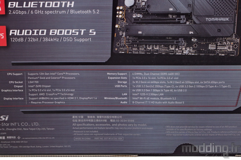 Z690 Tomahawk Wifi 05