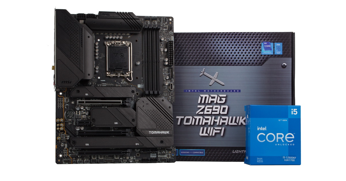 [TEST] Carte mère MSI MAG Z690 Tomahawk Wifi – CPU Intel i5 12600KF