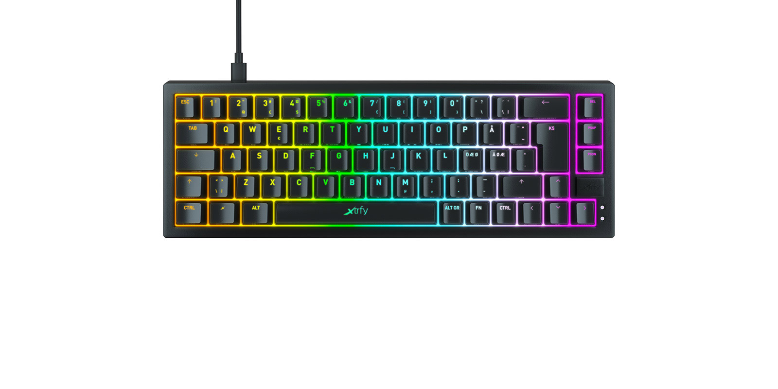 Xtrfy annonce le clavier 65% K5 COMPACT RGB