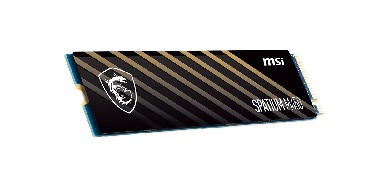 MSI SPATIUM M450 un SSD PCIe 4.0 pour l'entrée de gamme