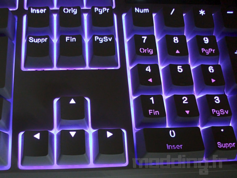 détail rgb touche