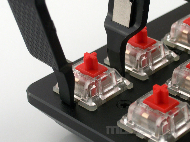 cherry red switch détail retrait commutateurs